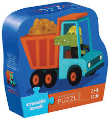 Construction Croc Puzzle 12pc - Crocodile Creek