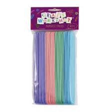Collage: Popsticks Pastel 150mmx18mm 30pc - Craft Workshop