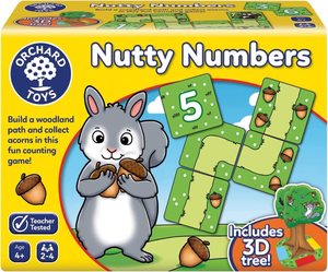 Games: Nutty Numbers Game - Orchard Toys