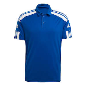 Adidas Polos: Adidas Squadra Polo - Royal Blue / White - Adult
