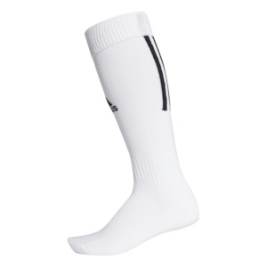 Adidas Socks: Adidas Santos Football Sock - White / Black
