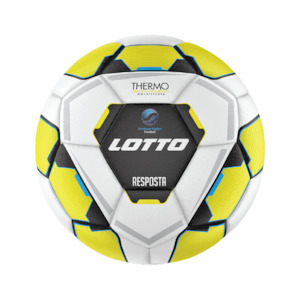 Lotto Socks: Lotto VTB Resposta Football - Safety Yellow / Black / Blue - White