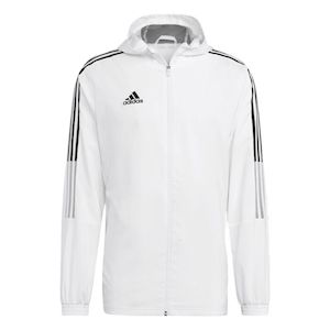 Adidas Teamwear: Adidas Tiro Windbreaker Jacket - White