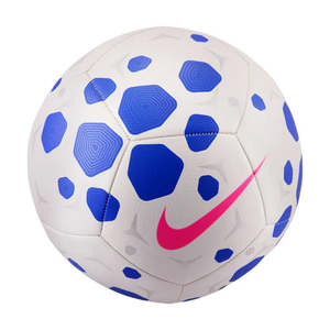 Nike Balls: Nike Pitch Football - White / Racer Blue / Pink Blast