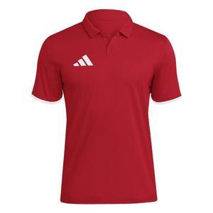 Adidas Polos: Adidas Entrada Polo II Shirt - Red / White