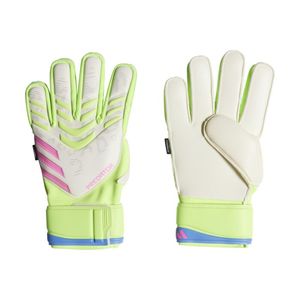 Adidas Teamwear: Adidas Predator Match Goalkeeper Fingersave Gloves - White / Lemon