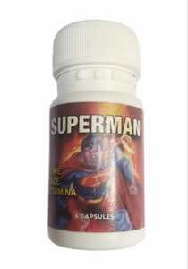 Superman Male Enhancement Supplements 6 pack