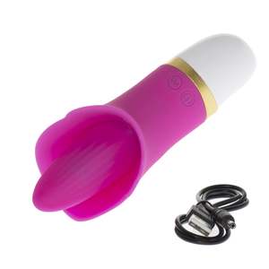 Vibrators: Pleasure Tongue 12 Multi Speeds Vibrator