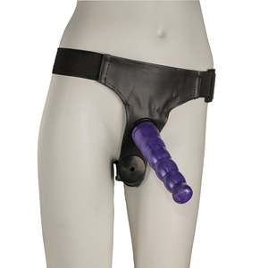 Female Sex Toys: Strap-On Play - Double Dildo Female Harness