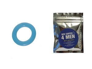 Cock Ring & Sex Coffee 4 Men Bundle