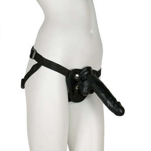 Couples Vibrators: 8-Inch Dildo & Strap-on Bundle