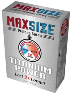 Sex Enhancers For Men: Max Size Prolong Spray