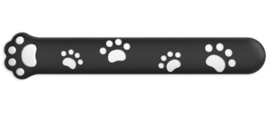 PAW PRINT WRIST REST - BLACK