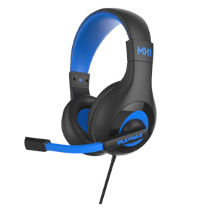 PLAYMAX MX1 UNIVERSAL HEADSET - BLUE