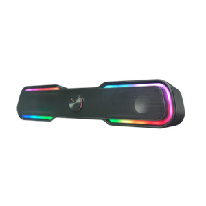 Speakers: PLAYMAX RGB GAMING SOUNDBAR SPEAKER