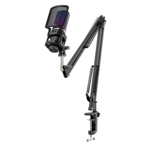 Microphones: Playmax RGB Microphone PRO Kit Black