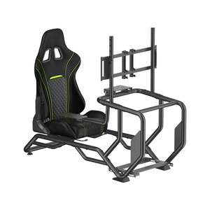 Simuation: Playmax Velocity Racing Cockpit Simulator Seat with Monitor Mount