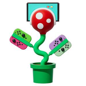 Console: POWKONG Piranha Plant Dock for Switch and Switch OLED