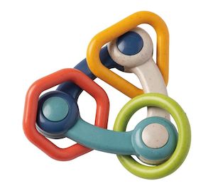 Bio Baby Triangle Rattle (1pc) - Play‘n’Learn – Educational Resources