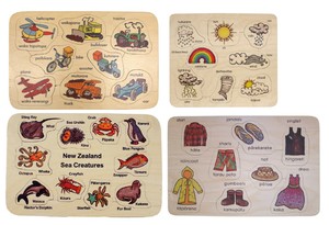 Products: Learning Te Reo: Out & About Set (4pcs) - Play‘n’Learn – Educational Resources