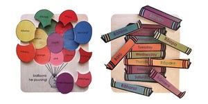 Products: Days of the Week & Colours Te Reo Puzzle Set (2pcs) - Play‘n’Learn – Educational Resources