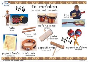 Products: Music Poster Tongan - Play‘n’Learn – Educational Resources