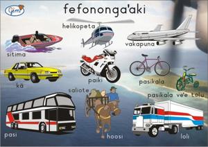 Products: Transport Poster Tongan - Play‘n’Learn – Educational Resources