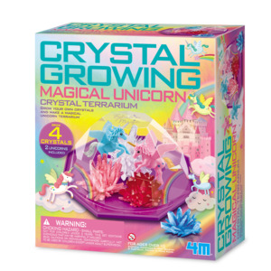 Crystal Growing Magical Unicorn Terrarium