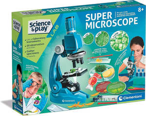 Steam Collection: LAB Microscope 1200 x - Science & Play (Clementoni)
