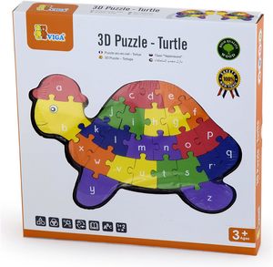 3D Wooden Puzzle Turtle (Viga)