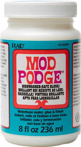 School Holiday Fun: Mod Podge Dishwasher Safe Gloss 8oz/236ml