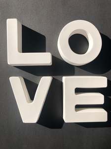 Pick N Paint Plaster Paris Moulds: Pick N Paint Plaster Paris -  LOVE (Handmade in NZ)