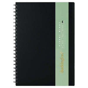 Stationery: Bockingford Diary A4 Visual 60 Leaf Black 120gsm