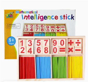 Maths 1: Wooden Learning Math Box