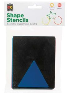Stencil Set -  Geometric Shapes Pack 12 (EC)