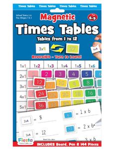 Times Tables 1 to 12 -Fiesta Crafts