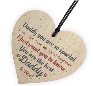Wooden Gift Tab: Best Daddy Ever Gift Plaque