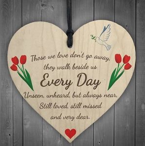 Wooden Gift Tab: We Love Don't Go Away Wooden Gift Plaque