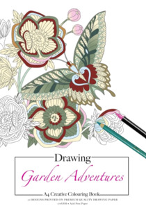 New Just Arrived: Jasart Colouring Book A4 Garden Adventures