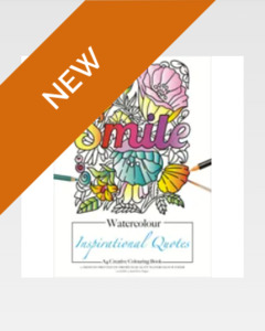 Jasart Watercolour Colouring Book A4 Quotes