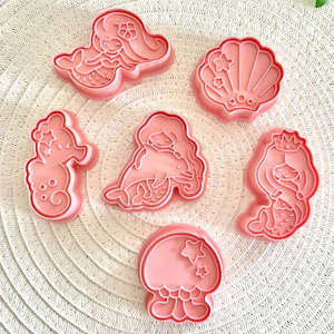Wild Dough Stamper & Cutter Set - MERMAIDS