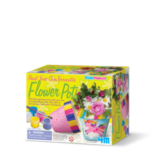 4M Paint Your Own Flower Pots