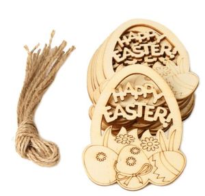 Wooden Items Paint Craft: Happy Easter Wooden (10pcs)