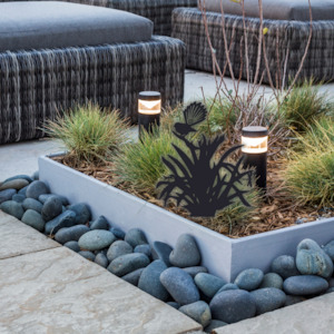 steel: Flax Fantail Bush