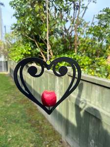 Products: Koru Heart Bird Feeder