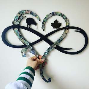 Canadian / Kiwi Infinity Heart