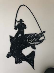 Hunting Fishing: Fly fisherman