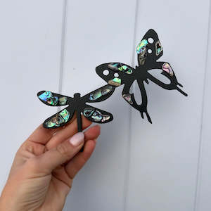 Kiwiana Collection: Paua Butterfly Dragonfly Piece