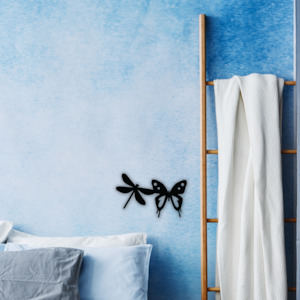 Kiwiana Collection: Butterfly Dragonfly Piece