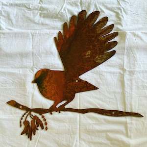 Kiwiana Collection: Fantail on Kowhai